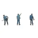 Personnel du dépôt - 3 personnages - ARTITEC 5220021 - Z 1/220  - 2