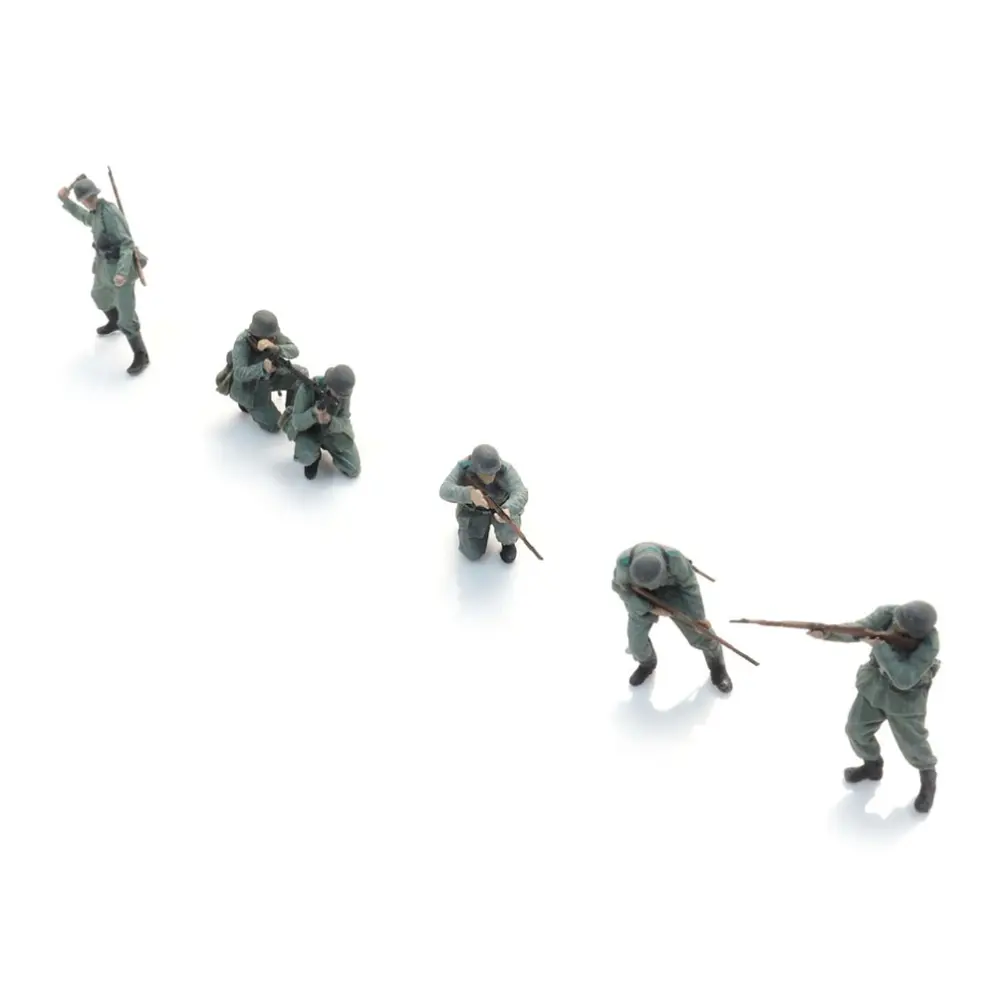 L'infanterie de la Wehrmacht sous le feu - 6 personnages - ARTITEC 5720006 - 1/72   - 3