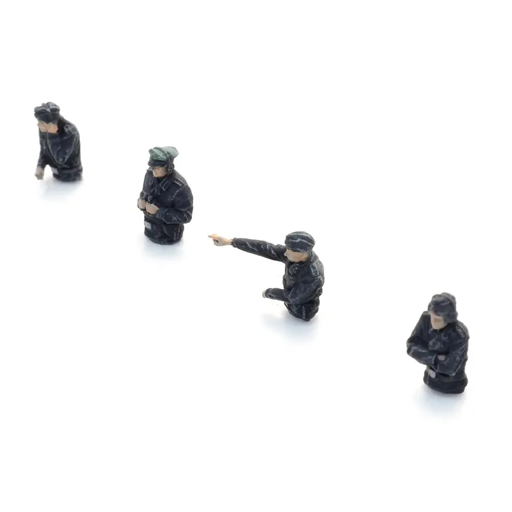 Équipage de char de la Wehrmacht - Artitec 5870067 - HO 1/87 - 3