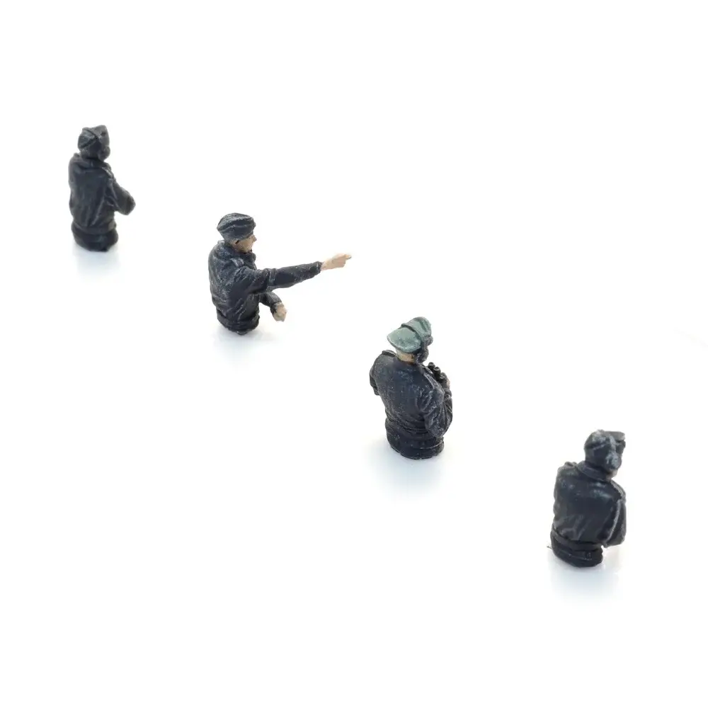 Équipage de char de la Wehrmacht - Artitec 5870067 - HO 1/87 - 4