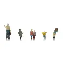 Passagers dans le bus - Artitec 5870118 - HO 1/87 - 2