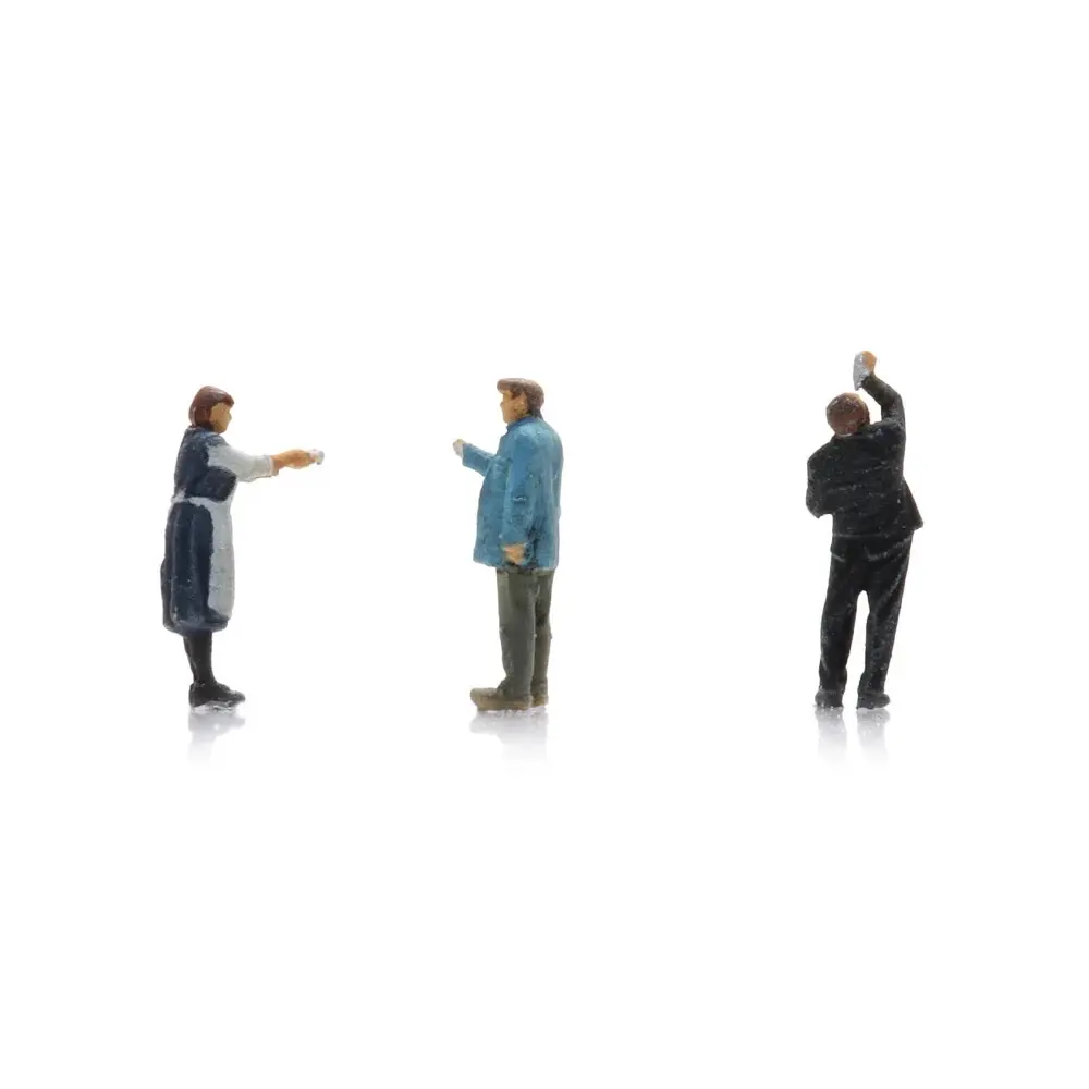 3 figurines de poissonnerie de harengs - Artitec 5160019 - N 1/160 - 2