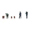 Maçons des années 1930 à 1990 - 3 personnages - ARTITEC 5220001 - Z 1/220  - 2