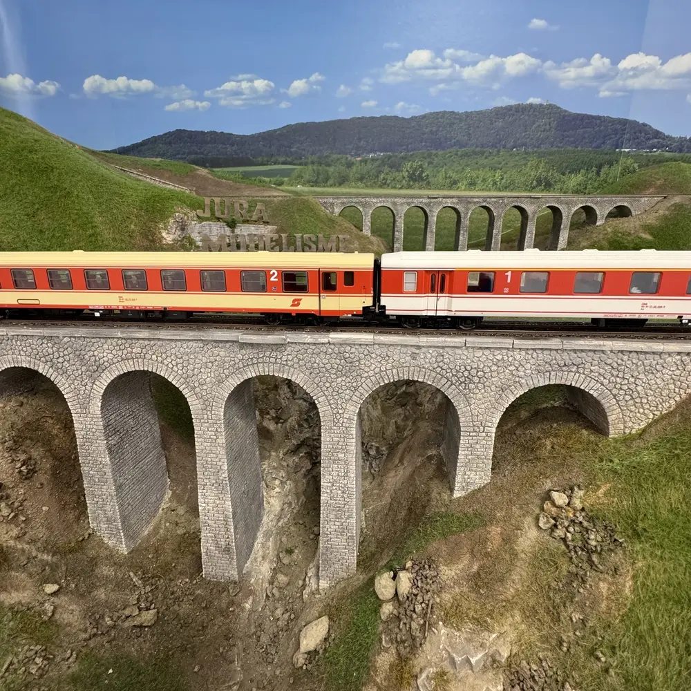 Coffret de 2 voitures du train "Arlberg-Express" - Roco 6200078 - ÖBB - HO 1/87 - EP. IV - 2R - 5