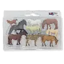 Lot de 9 chevaux et poneys de diverses races SAI 352 - HO : 1/87 - 2