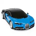 Bugatti Chiron RC bleue - Rastar 76100 - 1/24 - 2