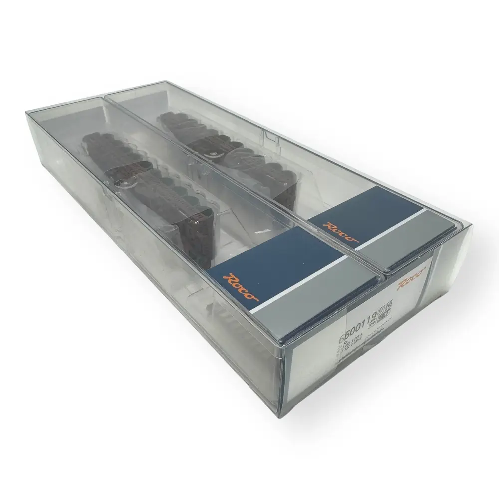 Coffret de 2 wagons ranchers pivotants - Roco 6600119 - SNCF - EP. IV - 4