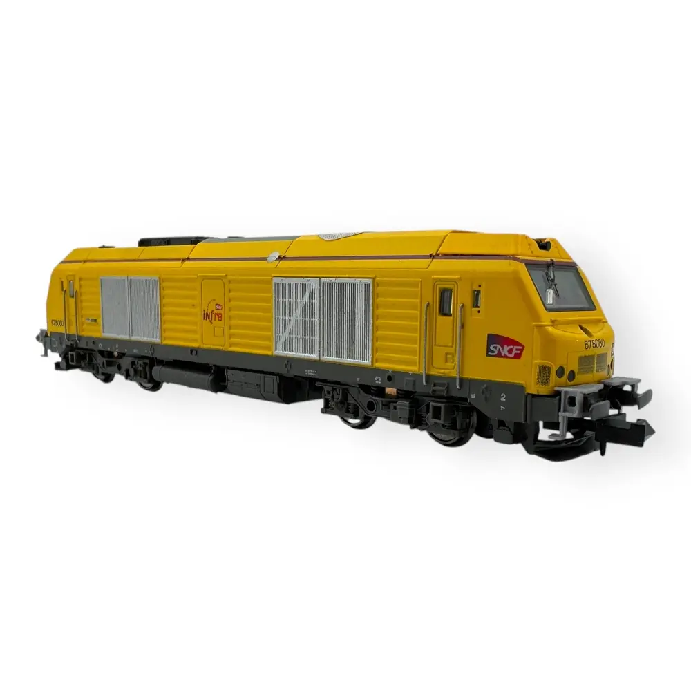 Locomotive diesel BB 75080 Infra, sans moteur - Rocky rail 675080D - N 1/160 - SNCF - Ep VI - 2