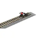 2 rails droits de 42 mm avec butoir - Rokuhan 7297029 - Z 1/220 - 3