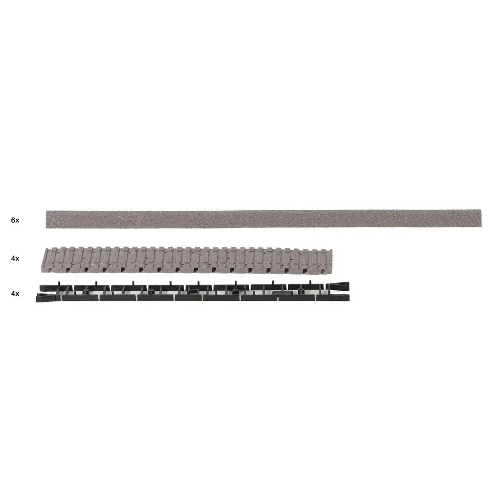Boite de ballast caoutchouc Rocoline 42661 pour rail flexible - HO : 1/87 - Code 83 - 2