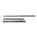 Boite de ballast caoutchouc Rocoline 42660 pour rail flexible - HO : 1/87 - Code 83 - 2