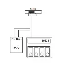 Rail Dételage G 1/2 Traverses bois - 115mm - ROCO 42419  - HO 1/87 - Code 83 - 2