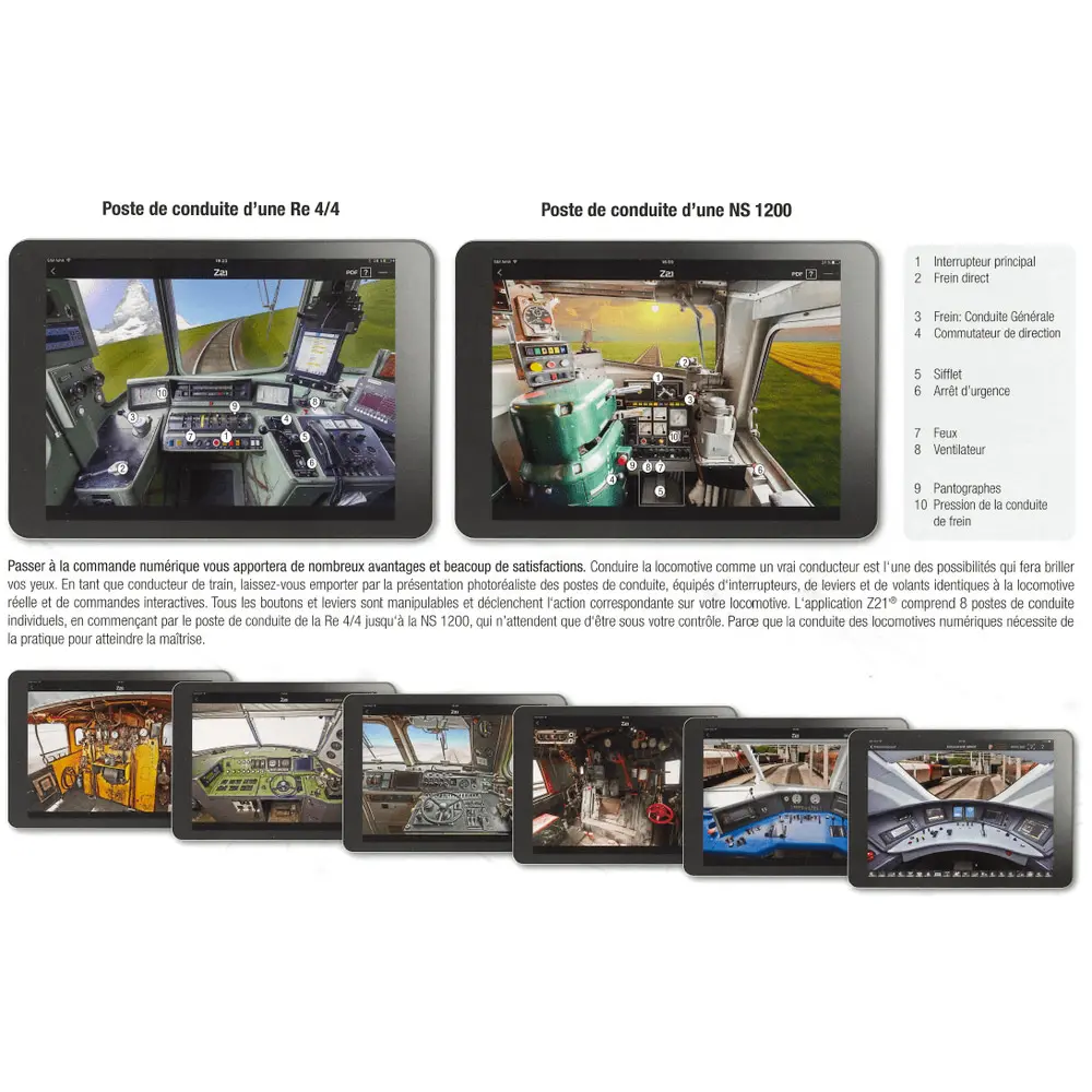 Centrale Digitale Z21 Noire XL grandes échelles - Roco 10870 - 7