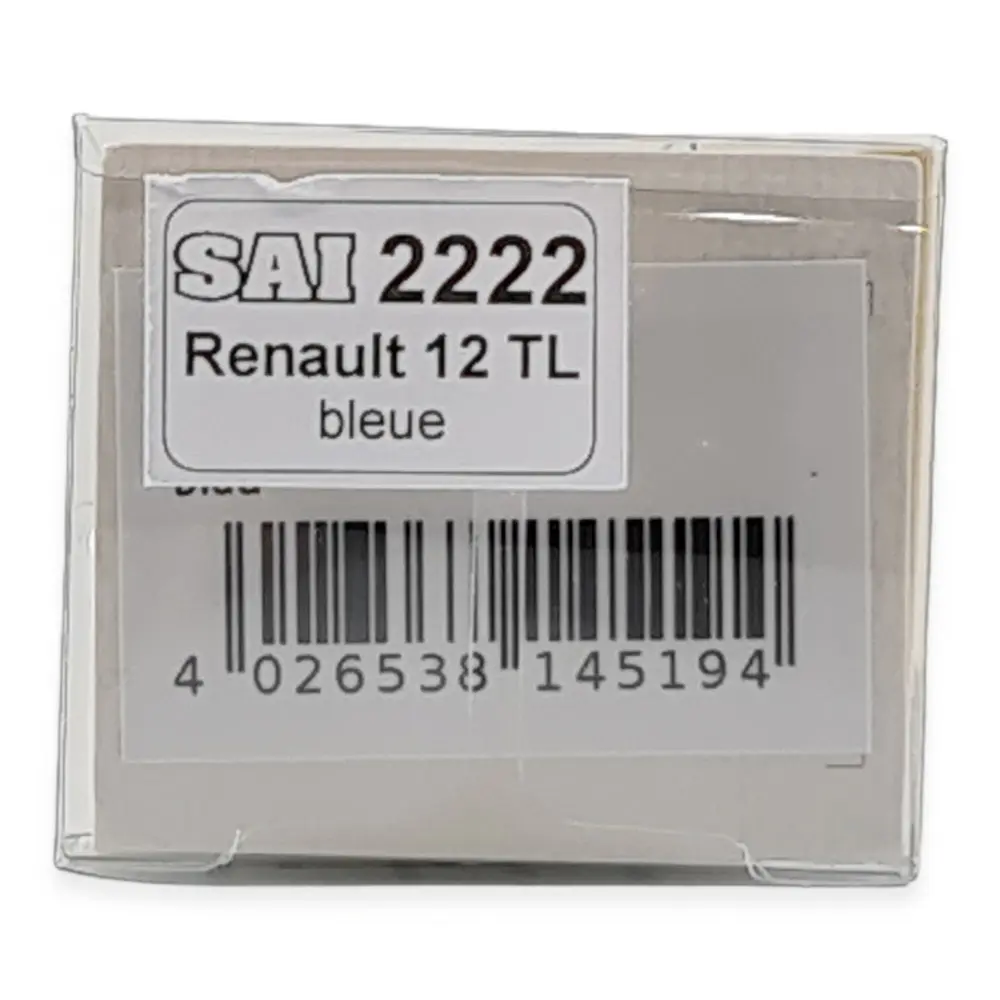 Voiture Renault 12 Gordini - livrée bleue - SAI 2230 - HO : 1/87 - - 3