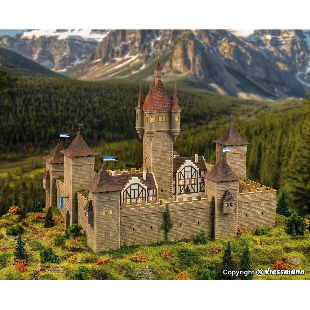 Château-fort du Moyen âge - VOLLMER 49910 - HO 1/87 - 2