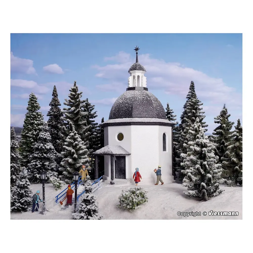 Chapelle miniature en kit - Vollmer 47612 - N 1/160 - 55 x 75 x 103 mm - 2