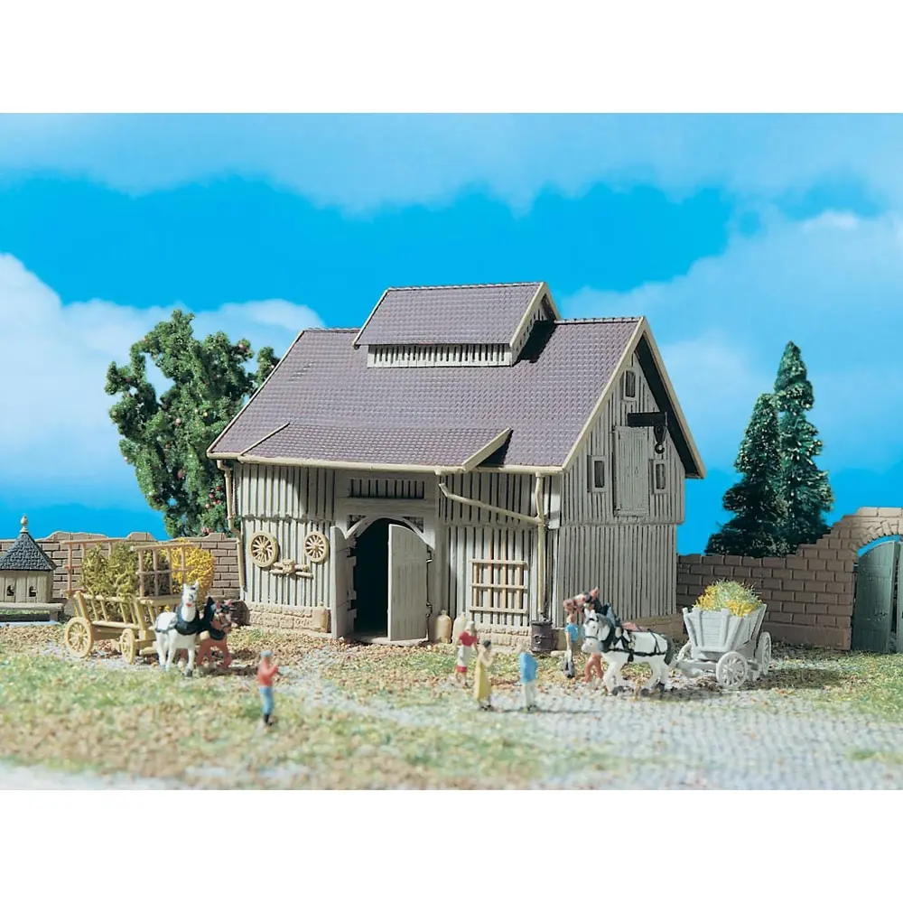 Maquette agricole Grange - Vollmer 47707 - N 1:160 - 98 x 75 x 81 mm - 6