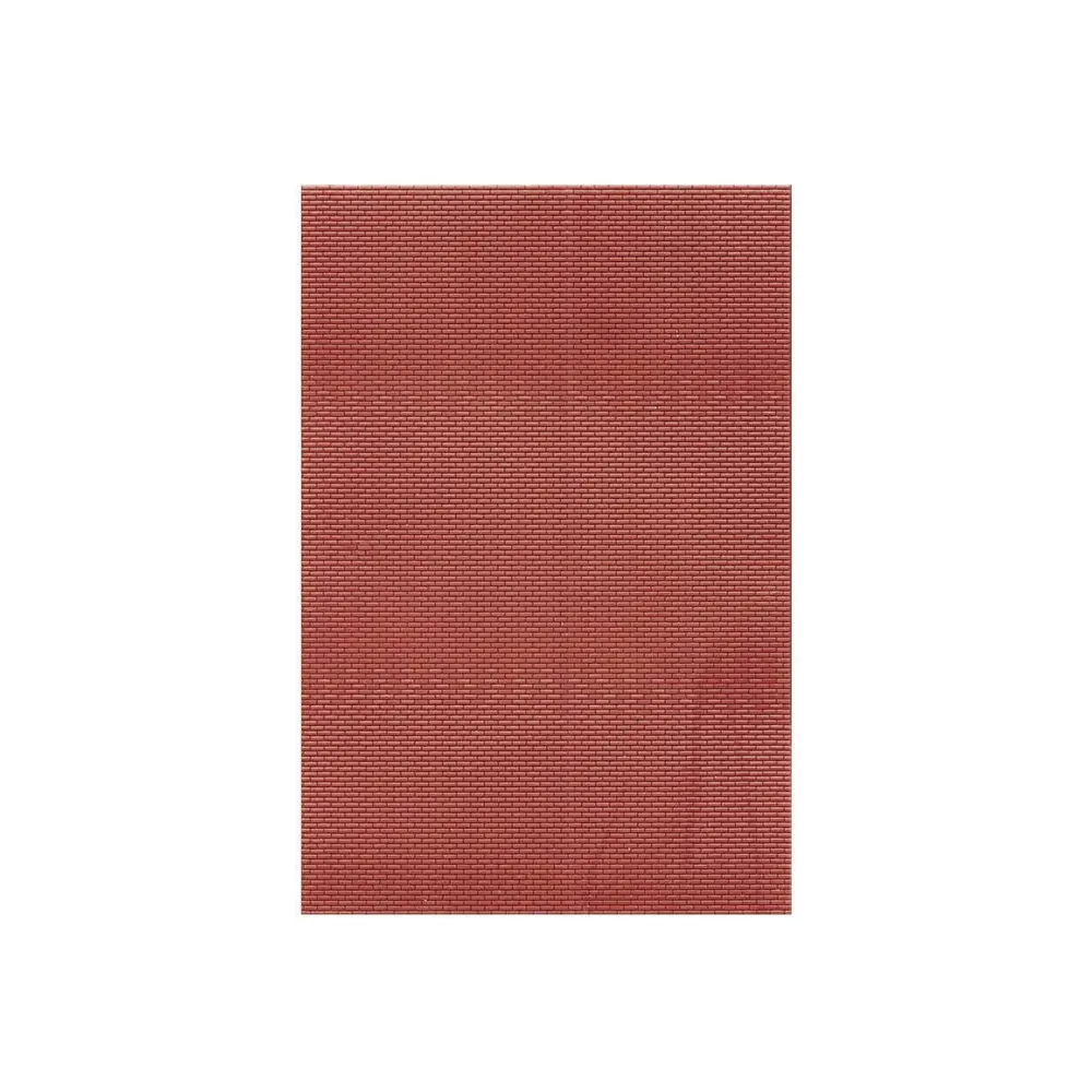 Revêtement Flexible de Pont de Viaduc - WILLS-KITS SSMP231 - OO 1/76 / HO 1/87 - 170 x 113 mm - Rouge - 2