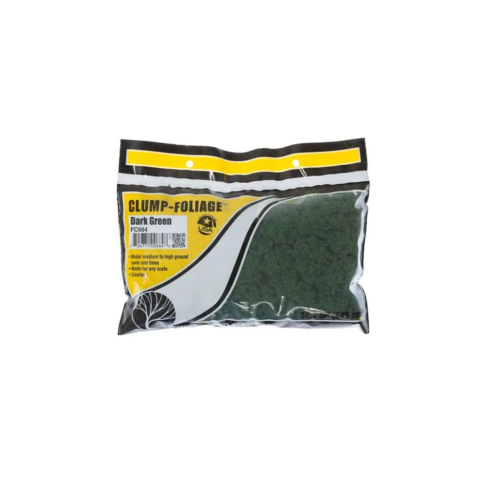 Sachet de flocage vert foncé - Woodland Scenics FC684 - 945 mL - 3