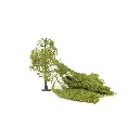 Flocage vert clair - Woodland Scenics F51 - 464cm² - 3