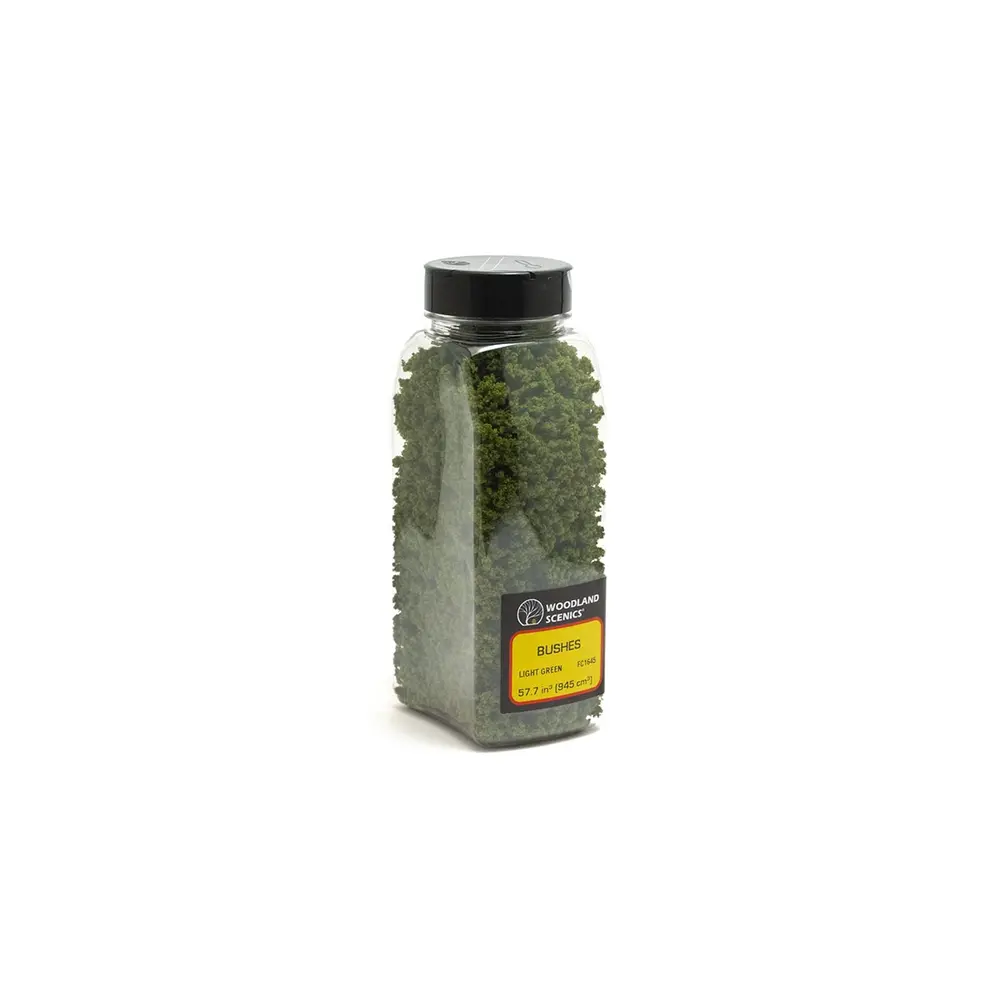 Flocage buisson vert clair - Woodland Scenics FC1645 - Toutes échelles - 945 mL - 2