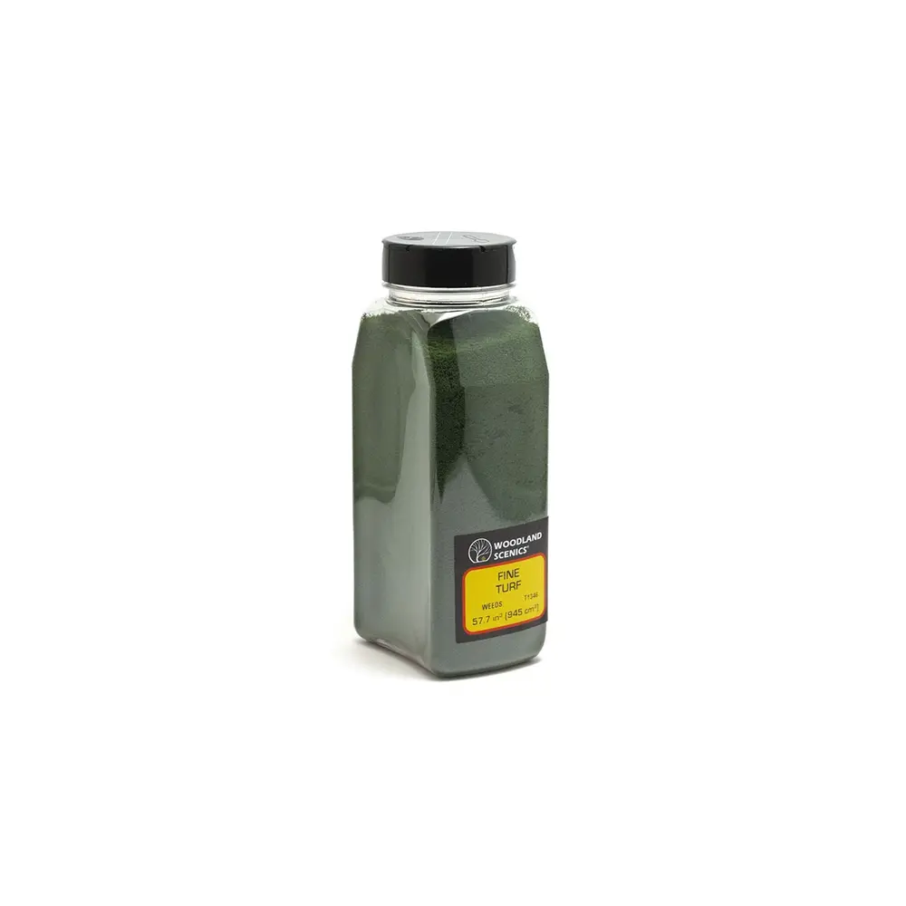 Flocage fin vert - Woodland Scenics T1346 - Toutes échelles - 945 mL - 2