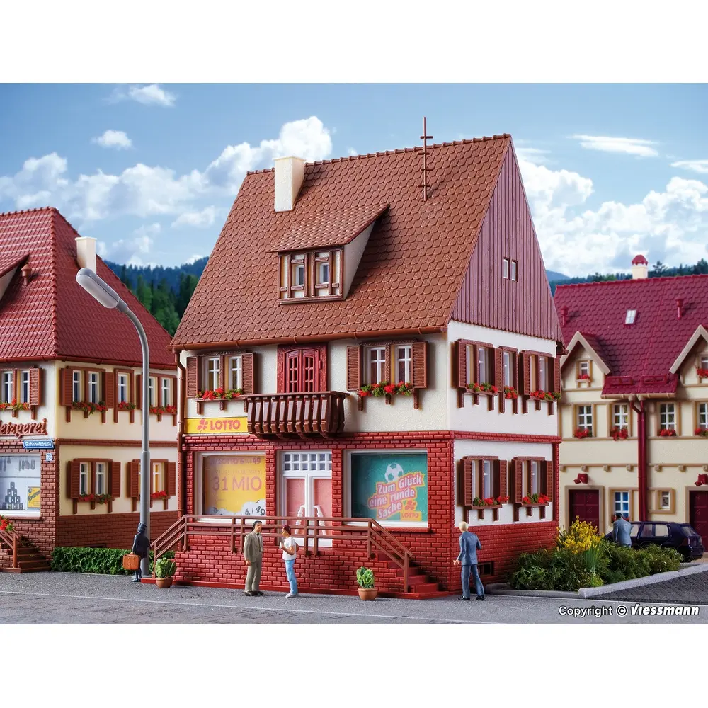 Magasin vente de Loterie type "PMU" - VOLLMER 43803 - HO 1/87  - 5