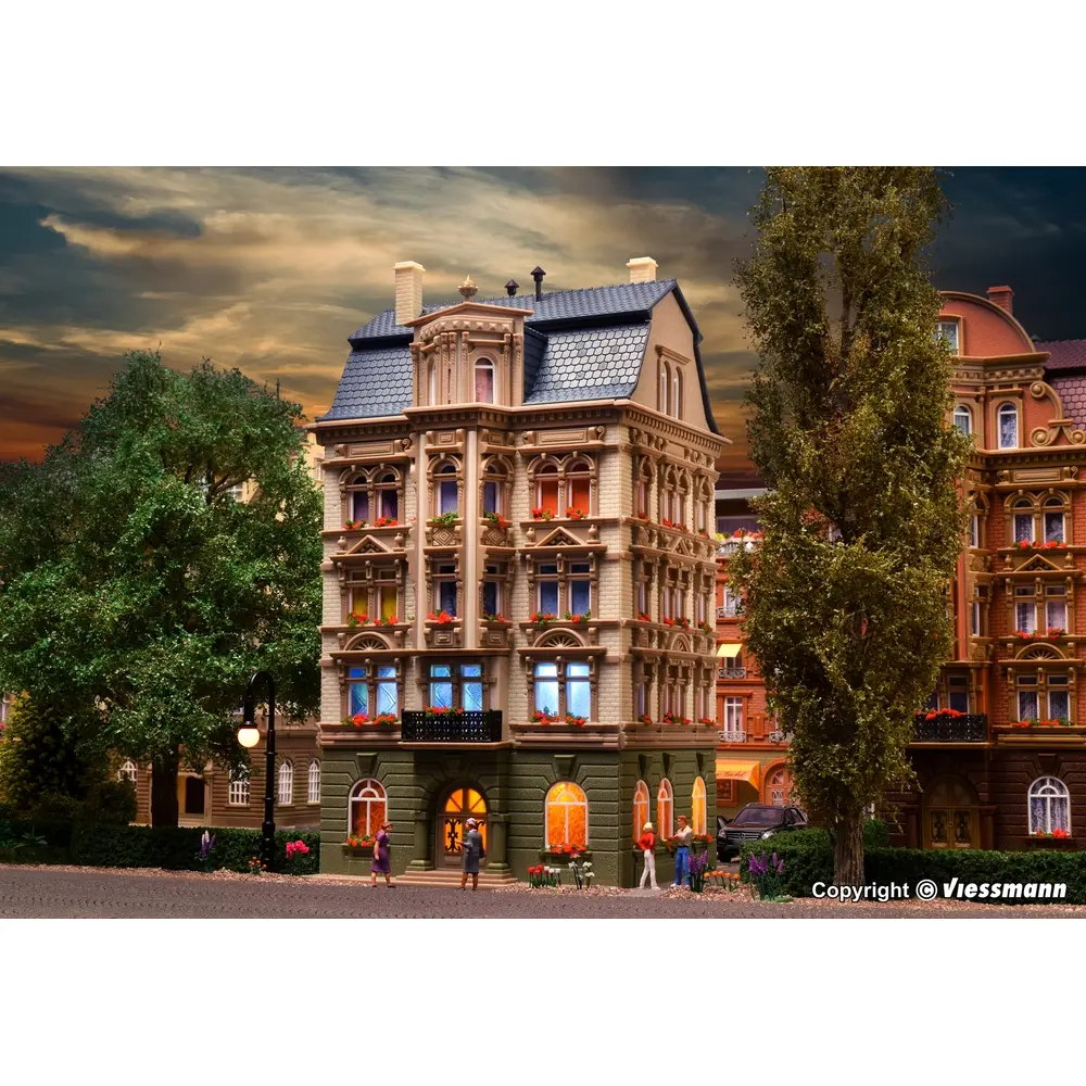 Petit immeuble de la "Schlossalle" 5 - Vollmer 43815 - HO 1/87 - 4