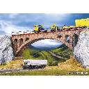 Pont ferroviaire en brique miniature - Vollmer 42549 - HO 1/87 - 2