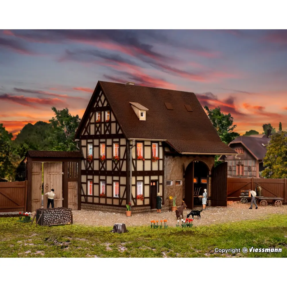 Kit maquettes agricoles - Vollmer 43731 - HO 1:87 - 580 x 10 x 55 mm - 8