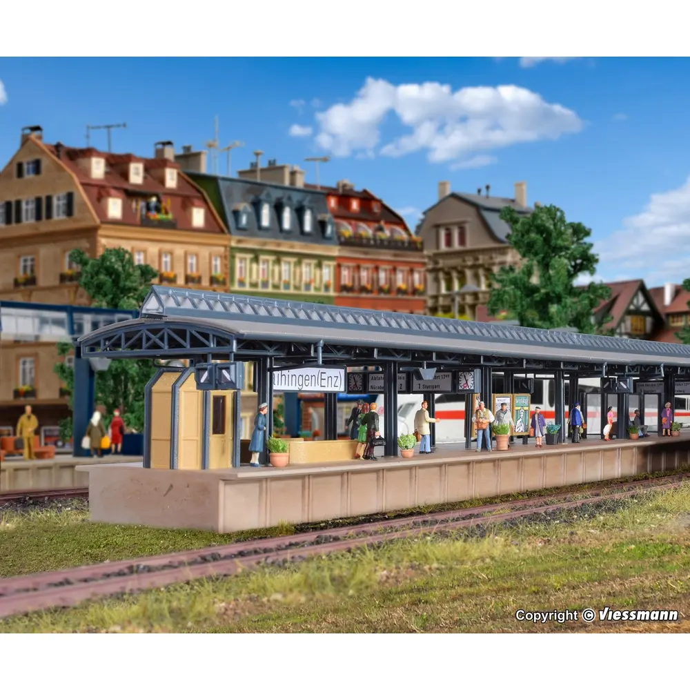 Quai couvert - VOLLMER 43541 - HO 1/87 - 2