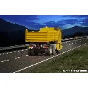 Camion benne motorisé Mercedes-Benz ACTROS Viessmann 8015 - HO 1/87  livrée Jaune - 4