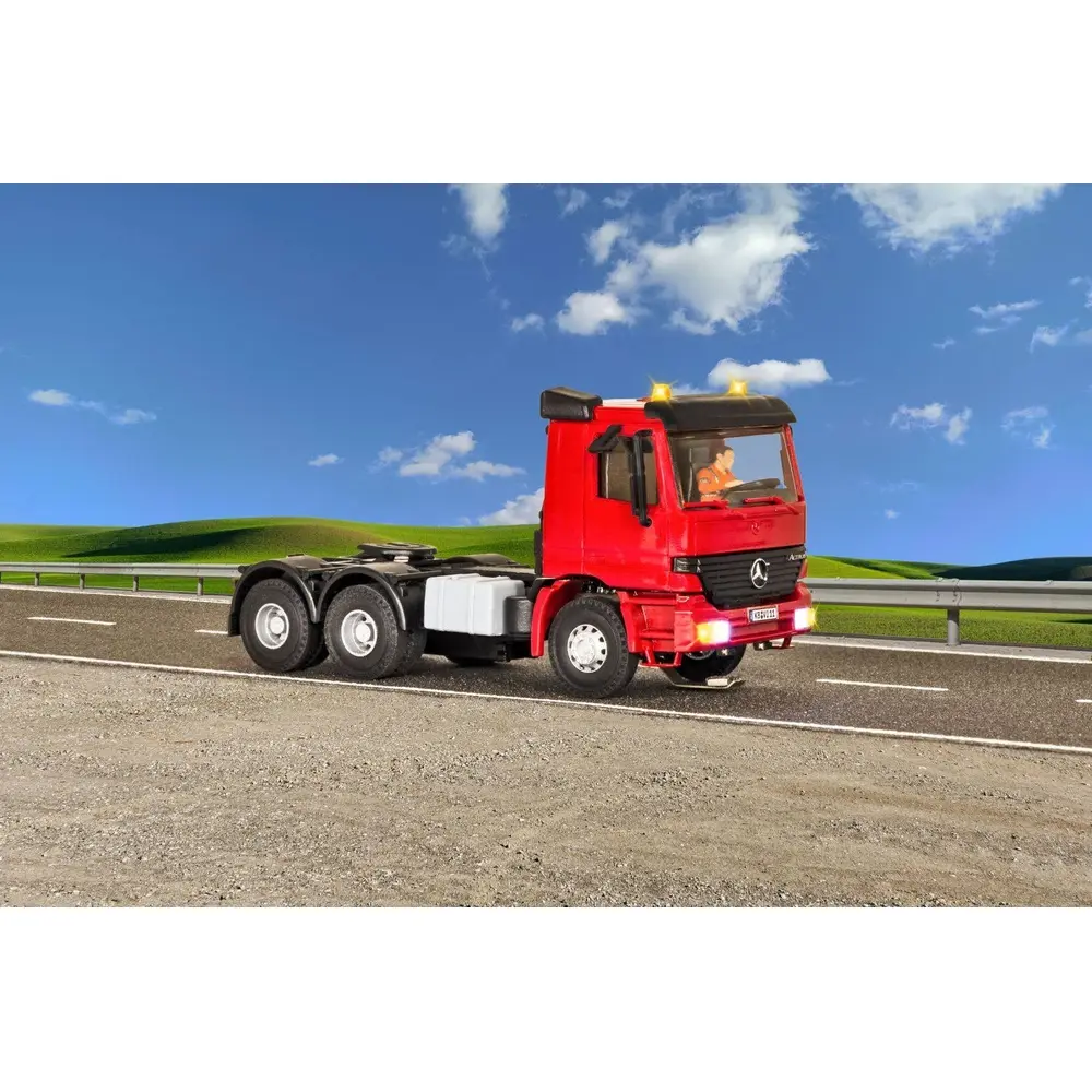 Camion motorisé Mercedes-Benz ACTROS Viessmann 8011 - HO 1/87 - livrée rouge - 3