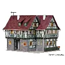 Pâtisserie et Glacier, aménagement intérieur et éclairage LED - VOLLMER 43683 - HO 1/87 - 2