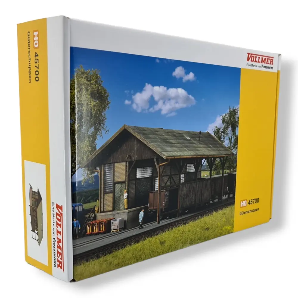Hangar à marchandises - Vollmer 45700 - HO 1/87 - 260 x 160 x 110 mm - 3