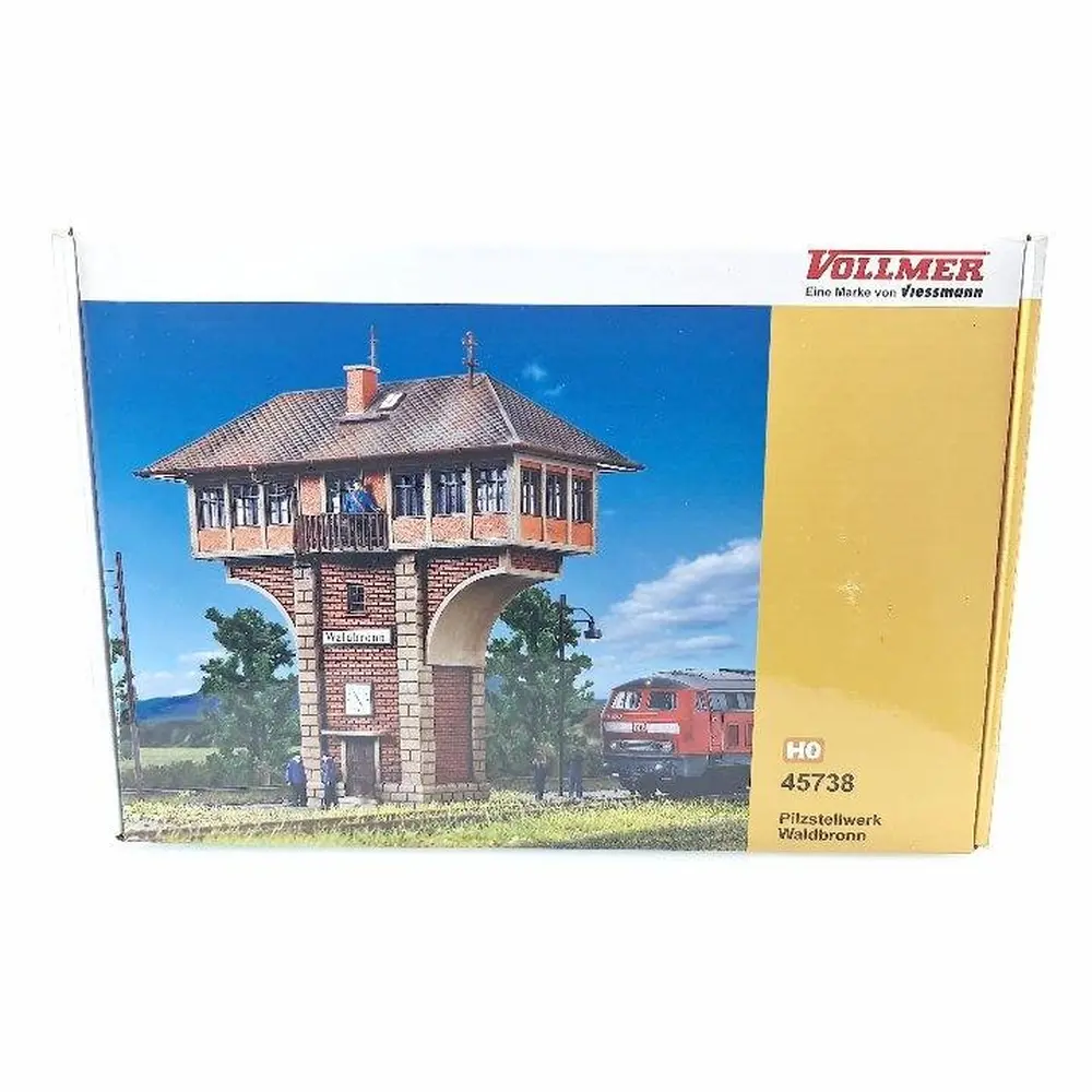 Poste d'aiguillage "Champignon" de Waldbronn VOLLMER 45738 - HO 1/87 - 5