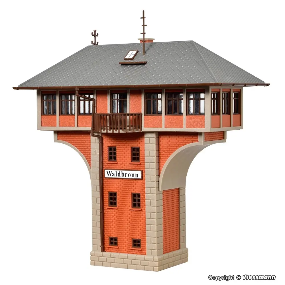 Poste d'aiguillage "Champignon" de Waldbronn VOLLMER 45738 - HO 1/87 - 3