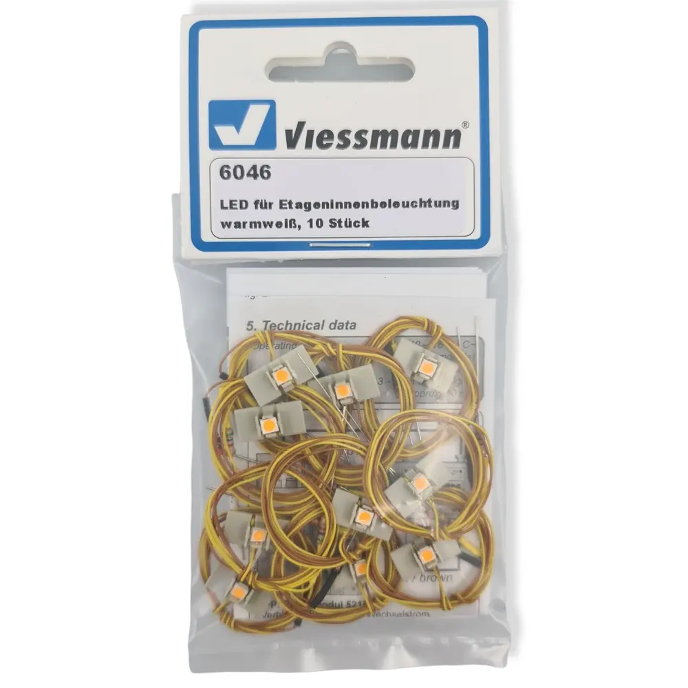 10 LED blanc chaud - éclairage au sol - VIESSMANN 6046 - Multiples échelles - 3