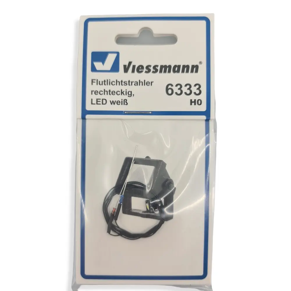 Spot projecteur carré Viessmann 6333 à LED blanc - HO 1/87 - 4