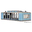 Hangar à Locomotives Electriques 2 Voies - Vollmer 45765 - HO : 1/87 - 3