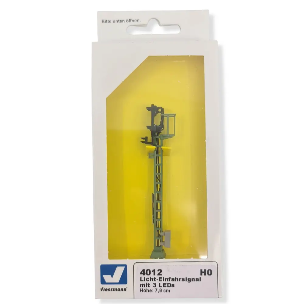 Signal d'entrée lumineux Viessmann 4012 - éclairage à 3 LED - HO 1/87 - EP III à V - 2