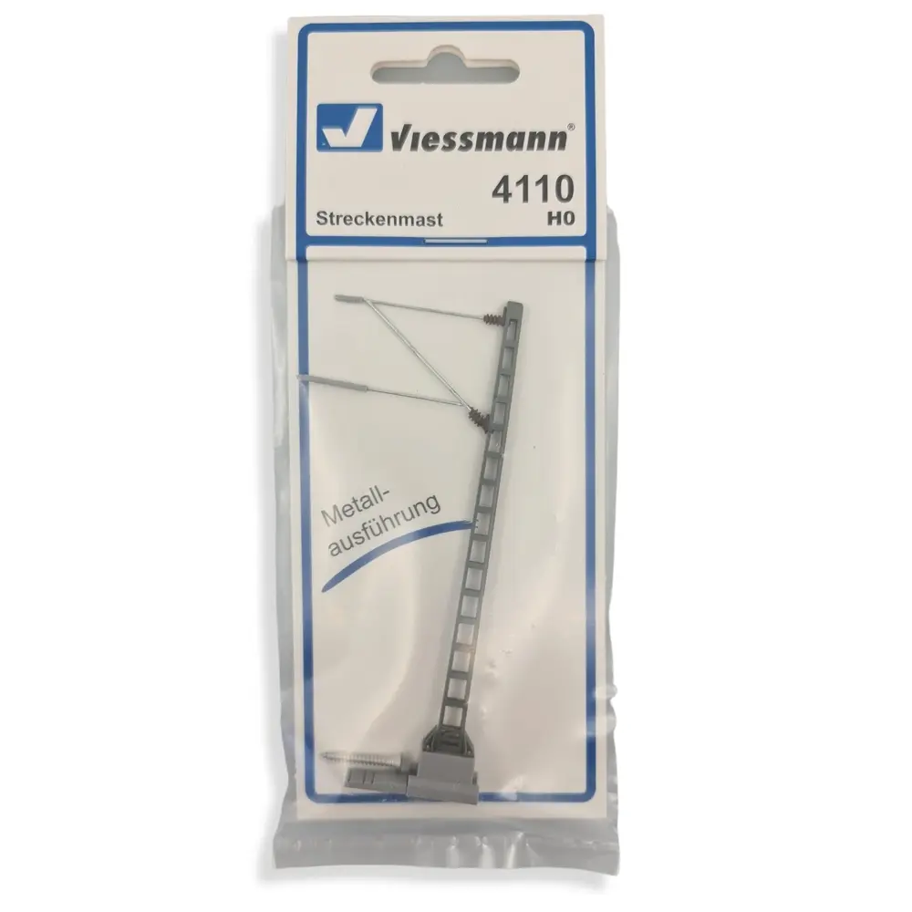 Mât ligne avec bras d'extension VIESSMANN 4110 - HO 1/87 - 4