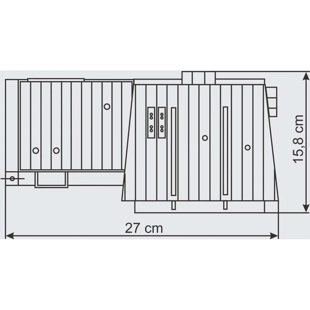 McDonald's Restaurant avec McCafé Vollmer 43635 - HO : 1/87 -270x158x98mm - 6