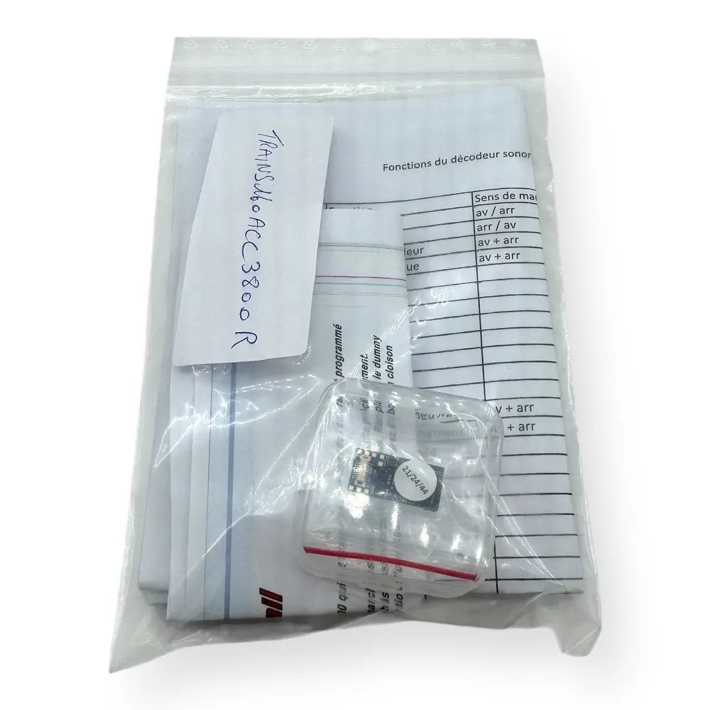 Décodeur sonore DCC Next18 X 3800 Renault - Trains160 160ACC3800R - 4