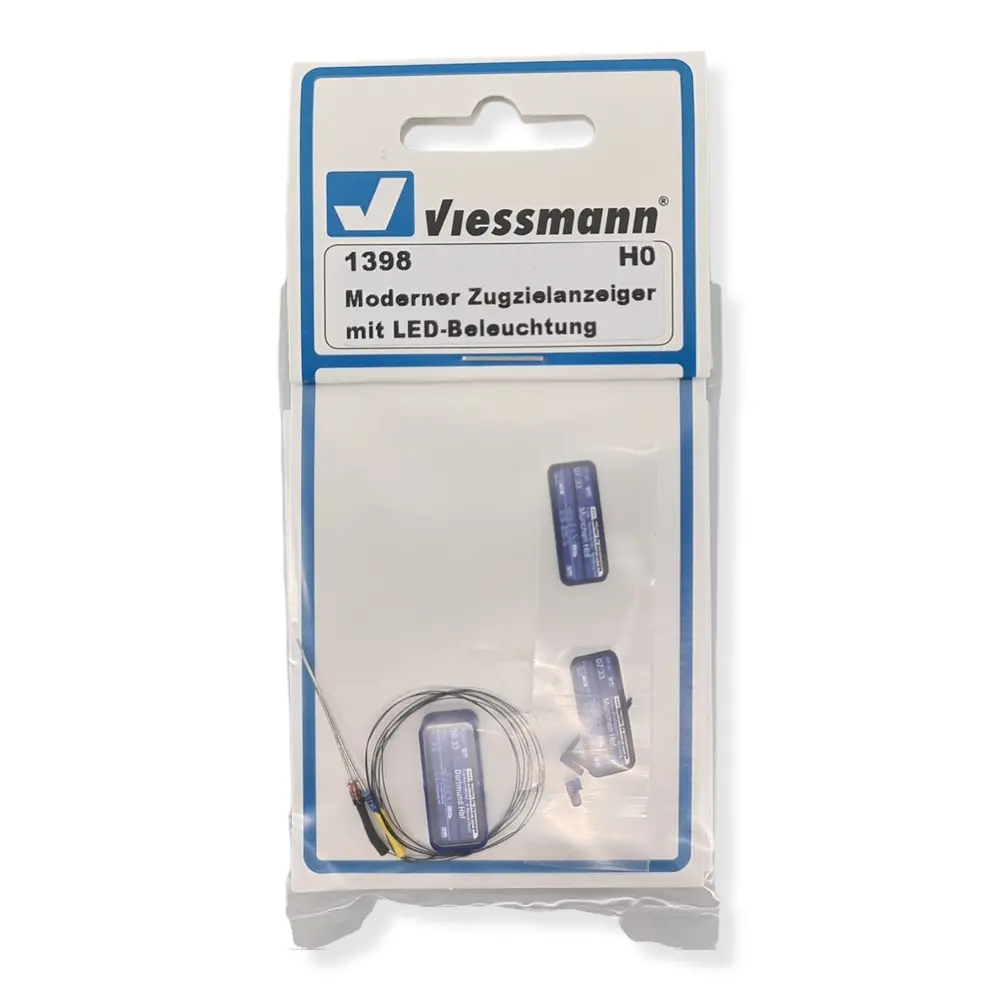 Panneau indication de destination éclairage LED VIESSMANN 1398 HO 1/87 - EP V VI - 2