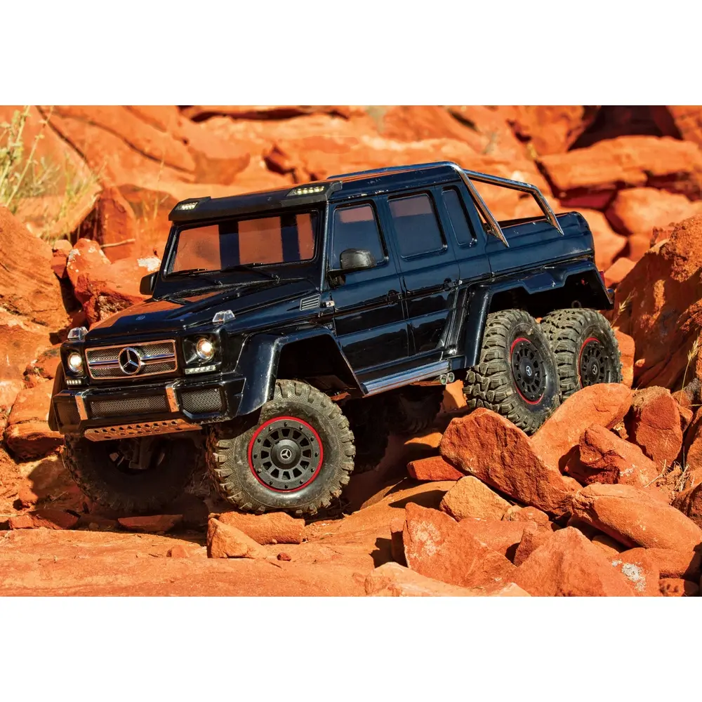 TRX-6 Mercedes Benz Classe G 63 AMG 6x6 Clipless RTR - Traxxas 88296-4-BLK - 1/10 - 32