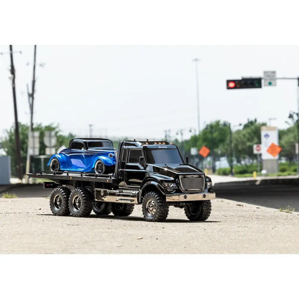 Camion à plateau TRX-6 Ultimate RC Hauler 6x6 RTR avec treuil - Traxxas 88086-84-BLK - 1/10 - 31