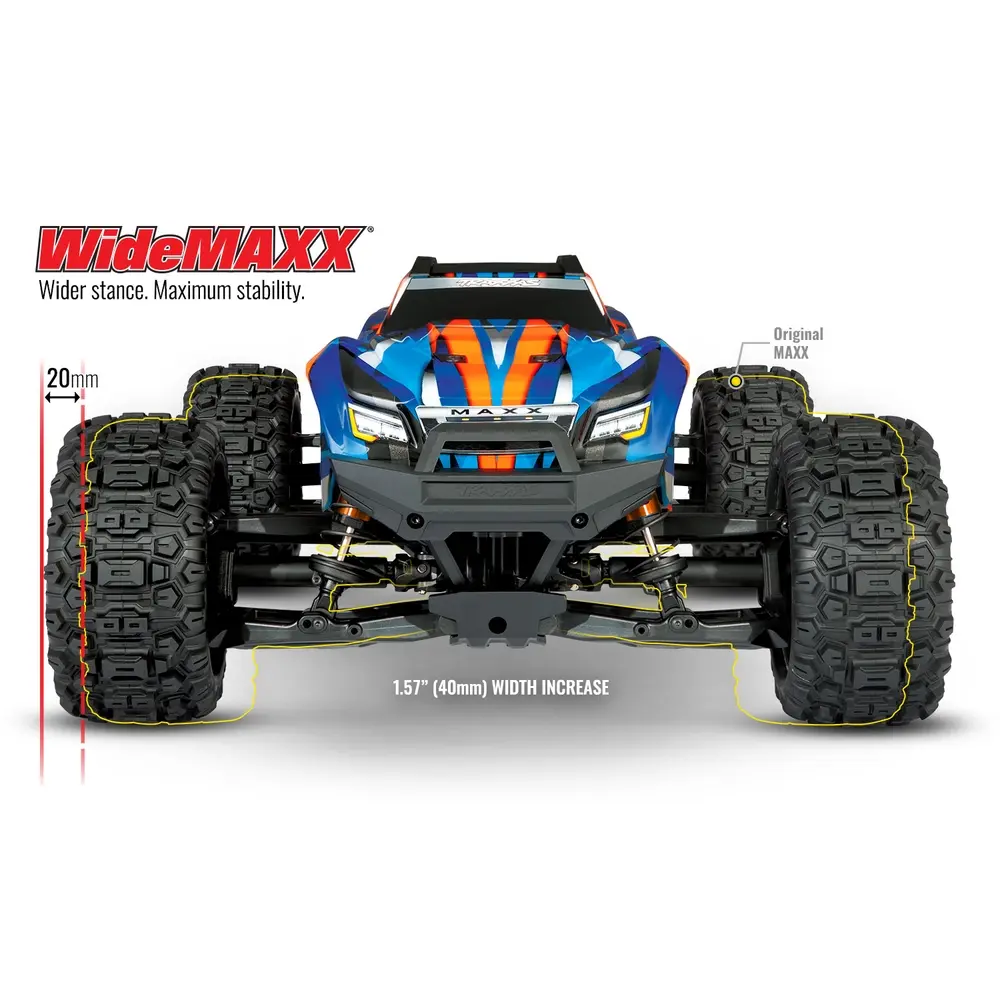 Monster Truck - WideMaxx 4x4 4S brushless RTR - Traxxas 89086-4-RNR - 1/10 - 4