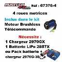 Rustler 4x4 HD VXL Brushless 3S Clipless TSM RTR - Traxxas 67376-4-ORNG - 1/10 - 5