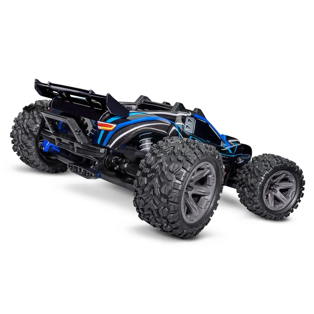 Stadium Truck - Rustler 4x4 brushless 2S RTR - Traxxas 67164-4-BLUE - 1/10 - 8